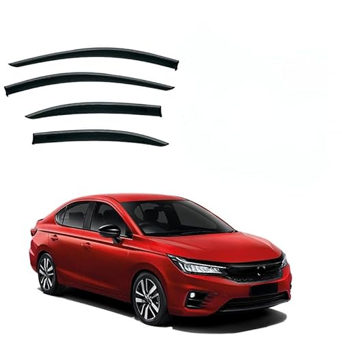 WINDABWEISER für City Sedan MK7/GN 2020+ Silver Bright Strip Window Rain Shield, Windabweiser Autofenster Autofenster Sonnen-& Regenschutz Rauchabweiser WINDABWEISER für City Sedan MK7/GN 2020+ Silver Bright Strip Window Rain Shield, Windabweiser Autofenster Autofenster Sonnen-& Regenschutz Rauchabweiser von RAINBOW88
