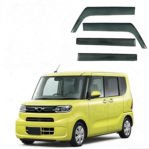 WINDABWEISER für Daihatsu Tanto MK4-LA650 2019+ Without Bright Strip Window Rain Shield, Windabweiser Autofenster Autofenster Sonnen-& Regenschutz Rauchabweiser WINDABWEISER für Daihatsu Tanto MK4-LA650 2019+ Without Bright Strip Window Rain Shield, Windabweiser Autofenster Autofenster Sonnen-& Regenschutz Rauchabweiser von RAINBOW88