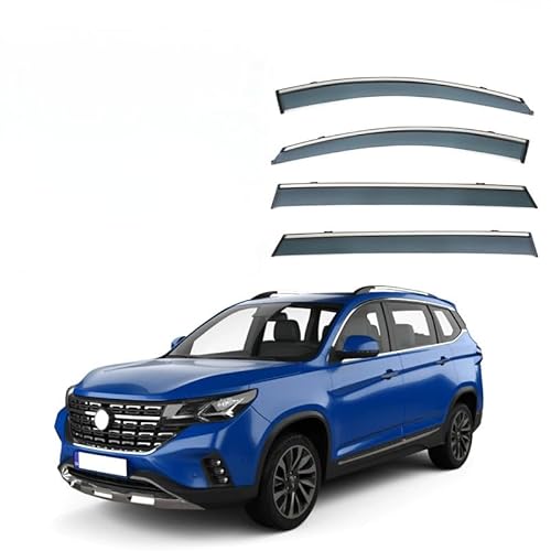 WINDABWEISER für Dongfeng Fengxing T5 MK1 2018+ Silver Bright Strip Window Rain Shield, Windabweiser Autofenster Autofenster Sonnen-& Regenschutz Rauchabweiser WINDABWEISER für Dongfeng Fengxing T5 MK1 2018+ Silver Bright Strip Window Rain Shield, Windabweiser Autofenster Autofenster Sonnen-& Regenschutz Rauchabweiser von RAINBOW88
