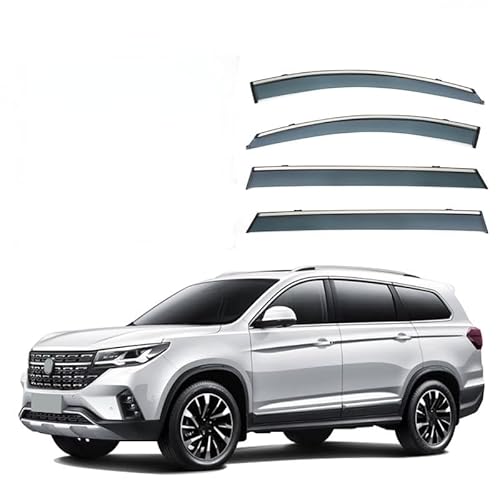 WINDABWEISER für Dongfeng Fengxing T5L MK2 2019+ Silver Bright Strip Window Rain Shield, Windabweiser Autofenster Autofenster Sonnen-& Regenschutz Rauchabweiser WINDABWEISER für Dongfeng Fengxing T5L MK2 2019+ Silver Bright Strip Window Rain Shield, Windabweiser Autofenster Autofenster Sonnen-& Regenschutz Rauchabweiser von RAINBOW88