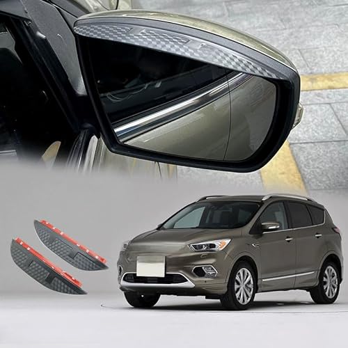 WINDABWEISER für Ford Kuga MK2-C520 2013-2019 Rearview Mirror Rain Eyebrow Carbon Fiber Pattern, Windabweiser Autofenster Autofenster Sonnen-& Regenschutz Rauchabweiser WINDABWEISER für Ford Kuga MK2-C520 2013-2019 Rearview Mirror Rain Eyebrow Carbon Fiber Pattern, Windabweiser Autofenster Autofenster Sonnen-& Regenschutz Rauchabweiser von RAINBOW88