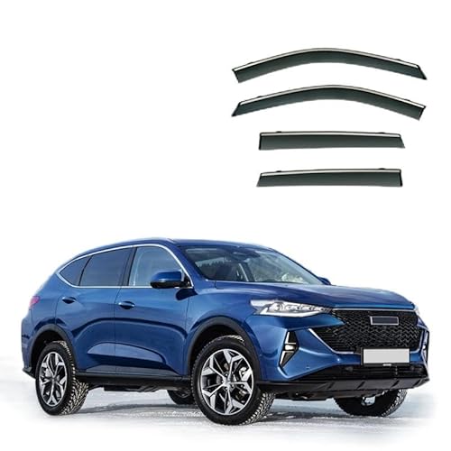WINDABWEISER für Great Wall Haval F7 MK1 2018+ Silver Bright Strip Window Rain Shield, Windabweiser Autofenster Autofenster Sonnen-& Regenschutz Rauchabweiser WINDABWEISER für Great Wall Haval F7 MK1 2018+ Silver Bright Strip Window Rain Shield, Windabweiser Autofenster Autofenster Sonnen-& Regenschutz Rauchabweiser von RAINBOW88