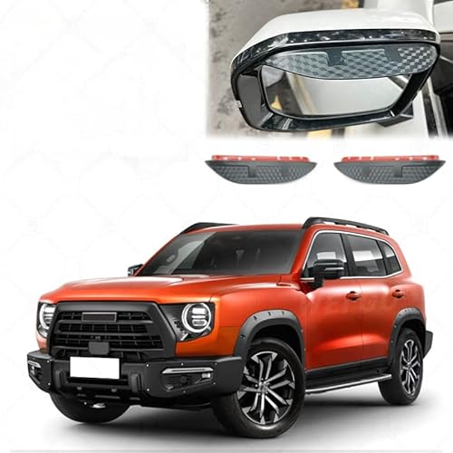 WINDABWEISER für Haval Dargo X MK1 2020+ Rearview Mirror Rain Eyebrow Carbon Fiber Pattern, Windabweiser Autofenster Autofenster Sonnen-& Regenschutz Rauchabweiser WINDABWEISER für Haval Dargo X MK1 2020+ Rearview Mirror Rain Eyebrow Carbon Fiber Pattern, Windabweiser Autofenster Autofenster Sonnen-& Regenschutz Rauchabweiser von RAINBOW88