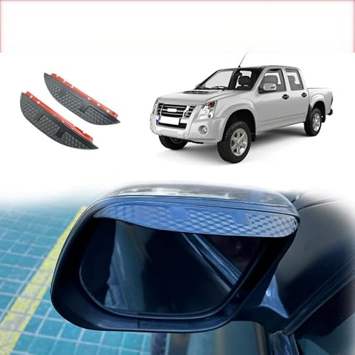 WINDABWEISER für Isuzu D-MAX Pickup MK1-RA-RC 2002-2010 Rearview Mirror Rain Eyebrow Carbon Fiber Texture, Windabweiser Autofenster Autofenster Sonnen-& Regenschutz Rauchabweiser WINDABWEISER für Isuzu D-MAX Pickup MK1-RA-RC 2002-2010 Rearview Mirror Rain Eyebrow Carbon Fiber Texture, Windabweiser Autofenster Autofenster Sonnen-& Regenschutz Rauchabweiser von RAINBOW88