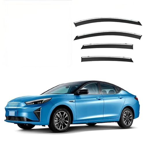 WINDABWEISER für JAC E J7 MK1 2019+ Silver Bright Strip Window Rain Shield, Windabweiser Autofenster Autofenster Sonnen-& Regenschutz Rauchabweiser WINDABWEISER für JAC E J7 MK1 2019+ Silver Bright Strip Window Rain Shield, Windabweiser Autofenster Autofenster Sonnen-& Regenschutz Rauchabweiser von RAINBOW88