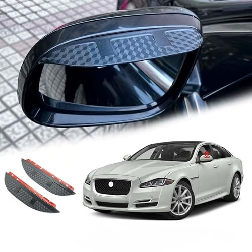 WINDABWEISER für Jaguar XJL X351 2011-2019 Rearview Mirror Rain Eyebrow Carbon Fiber Pattern, Windabweiser Autofenster Autofenster Sonnen-& Regenschutz Rauchabweiser WINDABWEISER für Jaguar XJL X351 2011-2019 Rearview Mirror Rain Eyebrow Carbon Fiber Pattern, Windabweiser Autofenster Autofenster Sonnen-& Regenschutz Rauchabweiser von RAINBOW88