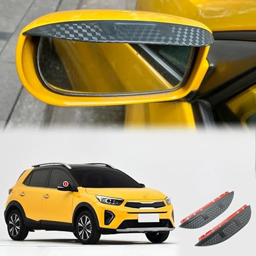 WINDABWEISER für Kia KX1 MK1 YB CUV 2018+ Rearview Mirror Rain Eyebrow Carbon Fiber Pattern, Windabweiser Autofenster Autofenster Sonnen-& Regenschutz Rauchabweiser WINDABWEISER für Kia KX1 MK1 YB CUV 2018+ Rearview Mirror Rain Eyebrow Carbon Fiber Pattern, Windabweiser Autofenster Autofenster Sonnen-& Regenschutz Rauchabweiser von RAINBOW88
