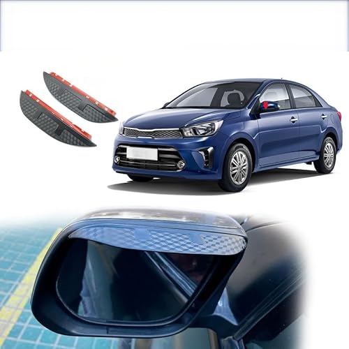 WINDABWEISER für Kia Pegas MK1-AB 2017+ Rearview Mirror Rain Eyebrow Carbon Fiber Pattern, Windabweiser Autofenster Autofenster Sonnen-& Regenschutz Rauchabweiser WINDABWEISER für Kia Pegas MK1-AB 2017+ Rearview Mirror Rain Eyebrow Carbon Fiber Pattern, Windabweiser Autofenster Autofenster Sonnen-& Regenschutz Rauchabweiser von RAINBOW88