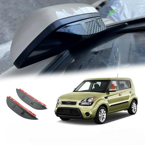 WINDABWEISER für Kia Soul MK1-AM 2008-2013 Rearview Mirror Rain Eyebrow Carbon Fiber Texture, Windabweiser Autofenster Autofenster Sonnen-& Regenschutz Rauchabweiser WINDABWEISER für Kia Soul MK1-AM 2008-2013 Rearview Mirror Rain Eyebrow Carbon Fiber Texture, Windabweiser Autofenster Autofenster Sonnen-& Regenschutz Rauchabweiser von RAINBOW88