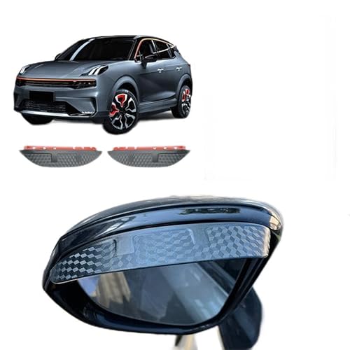 WINDABWEISER für LYNK&CO 06 MK1 2020+ Rearview Mirror Rain Eyebrow Carbon Fiber Pattern, Windabweiser Autofenster Autofenster Sonnen-& Regenschutz Rauchabweiser WINDABWEISER für LYNK&CO 06 MK1 2020+ Rearview Mirror Rain Eyebrow Carbon Fiber Pattern, Windabweiser Autofenster Autofenster Sonnen-& Regenschutz Rauchabweiser von RAINBOW88