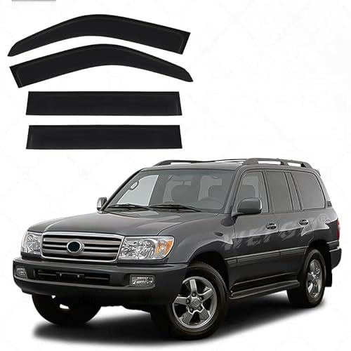 WINDABWEISER für Land Cruiser LC100 MK8-J100 1999-2007 No Bright Strip Windows, Windabweiser Autofenster Autofenster Sonnen-& Regenschutz Rauchabweiser WINDABWEISER für Land Cruiser LC100 MK8-J100 1999-2007 No Bright Strip Windows, Windabweiser Autofenster Autofenster Sonnen-& Regenschutz Rauchabweiser von RAINBOW88