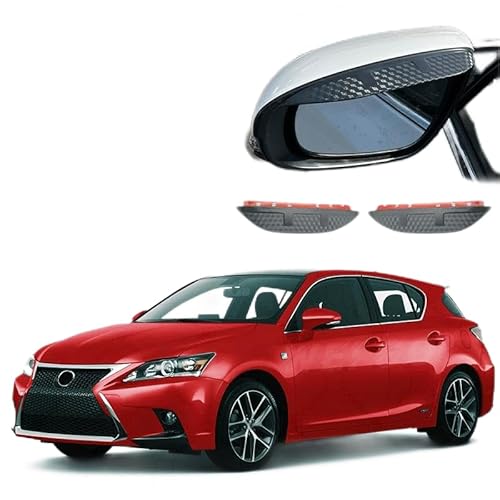 WINDABWEISER für Lexus CT200H MK1-ZWA10 2011-2021 Rearview Mirror Rain Eyebrow Carbon Fiber Texture, Windabweiser Autofenster Autofenster Sonnen-& Regenschutz Rauchabweiser WINDABWEISER für Lexus CT200H MK1-ZWA10 2011-2021 Rearview Mirror Rain Eyebrow Carbon Fiber Texture, Windabweiser Autofenster Autofenster Sonnen-& Regenschutz Rauchabweiser von RAINBOW88