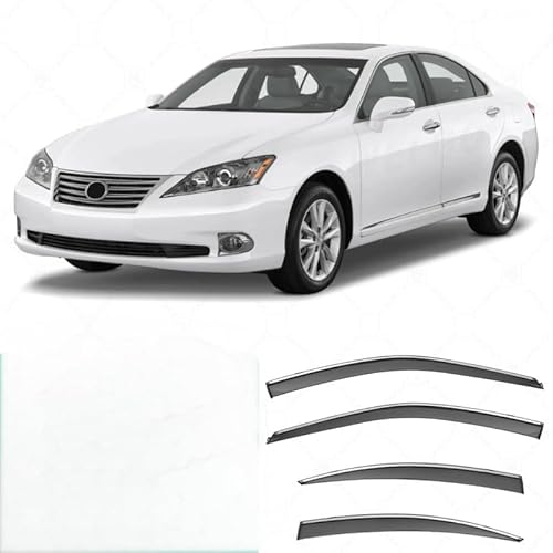 WINDABWEISER für Lexus ES MK5-XV40 2007-2011 Silver Window Strips, Windabweiser Autofenster Autofenster Sonnen-& Regenschutz Rauchabweiser WINDABWEISER für Lexus ES MK5-XV40 2007-2011 Silver Window Strips, Windabweiser Autofenster Autofenster Sonnen-& Regenschutz Rauchabweiser von RAINBOW88