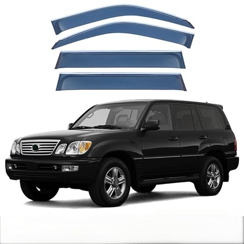 WINDABWEISER für Lexus LX470 MK2 J100 1998-2007 Silver Bright Strip Window Rain Shield, Windabweiser Autofenster Autofenster Sonnen-& Regenschutz Rauchabweiser WINDABWEISER für Lexus LX470 MK2 J100 1998-2007 Silver Bright Strip Window Rain Shield, Windabweiser Autofenster Autofenster Sonnen-& Regenschutz Rauchabweiser von RAINBOW88