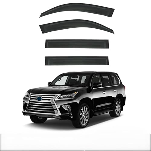 WINDABWEISER für Lexus LX570 MK3-J200 2008-2021 Window Rain Shield Without Bright Strip, Windabweiser Autofenster Autofenster Sonnen-& Regenschutz Rauchabweiser WINDABWEISER für Lexus LX570 MK3-J200 2008-2021 Window Rain Shield Without Bright Strip, Windabweiser Autofenster Autofenster Sonnen-& Regenschutz Rauchabweiser von RAINBOW88