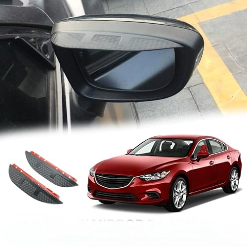 WINDABWEISER für Mazda 6 Atenza MK3-GJ1-GL 2014-2022+ Rearview Mirror Rain Eyebrow Carbon Fiber Pattern, Windabweiser Autofenster Autofenster Sonnen-& Regenschutz Rauchabweiser WINDABWEISER für Mazda 6 Atenza MK3-GJ1-GL 2014-2022+ Rearview Mirror Rain Eyebrow Carbon Fiber Pattern, Windabweiser Autofenster Autofenster Sonnen-& Regenschutz Rauchabweiser von RAINBOW88