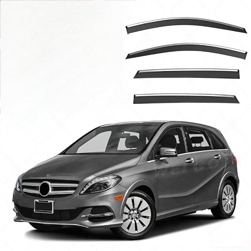 WINDABWEISER für Mercedes-Benz B-Class MK2-W246 2012-2018 Silver Bright Window Strips, Windabweiser Autofenster Autofenster Sonnen-& Regenschutz Rauchabweiser WINDABWEISER für Mercedes-Benz B-Class MK2-W246 2012-2018 Silver Bright Window Strips, Windabweiser Autofenster Autofenster Sonnen-& Regenschutz Rauchabweiser von RAINBOW88