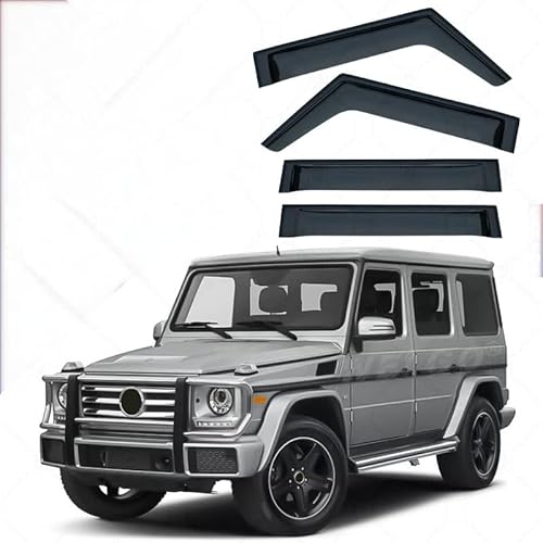 WINDABWEISER für Mercedes Benz G-Class MK1-W463-1 2004-2018 No Bright Strip Window, Windabweiser Autofenster Autofenster Sonnen-& Regenschutz Rauchabweiser WINDABWEISER für Mercedes Benz G-Class MK1-W463-1 2004-2018 No Bright Strip Window, Windabweiser Autofenster Autofenster Sonnen-& Regenschutz Rauchabweiser von RAINBOW88