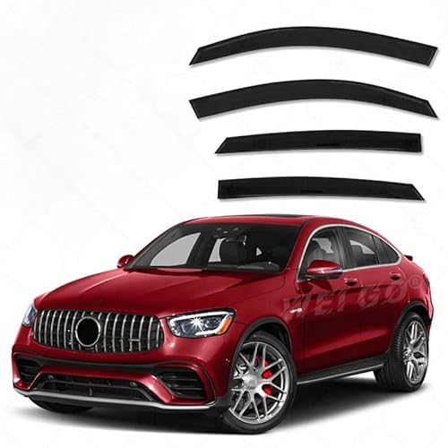 WINDABWEISER für Mercedes-Benz GLC Coupe MK1-C253 2016-2021 No Bright Strip Window, Windabweiser Autofenster Autofenster Sonnen-& Regenschutz Rauchabweiser WINDABWEISER für Mercedes-Benz GLC Coupe MK1-C253 2016-2021 No Bright Strip Window, Windabweiser Autofenster Autofenster Sonnen-& Regenschutz Rauchabweiser von RAINBOW88
