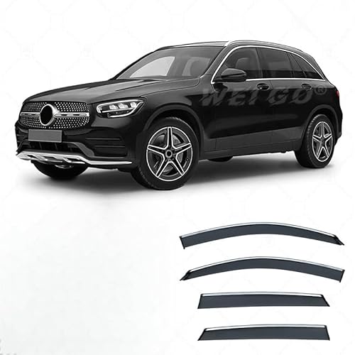 WINDABWEISER für Mercedes-Benz GLC-L Class MK1-X253 2019-2022 Silver Bright Window Strips, Windabweiser Autofenster Autofenster Sonnen-& Regenschutz Rauchabweiser WINDABWEISER für Mercedes-Benz GLC-L Class MK1-X253 2019-2022 Silver Bright Window Strips, Windabweiser Autofenster Autofenster Sonnen-& Regenschutz Rauchabweiser von RAINBOW88