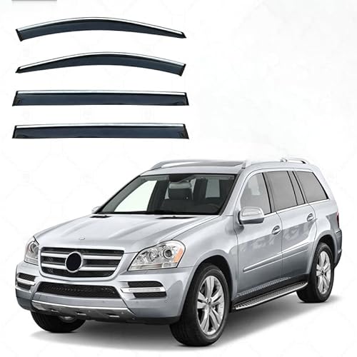WINDABWEISER für Mercedes GL-Class MK1-X164 2006-2012 Silver Strip Windows, Windabweiser Autofenster Autofenster Sonnen-& Regenschutz Rauchabweiser WINDABWEISER für Mercedes GL-Class MK1-X164 2006-2012 Silver Strip Windows, Windabweiser Autofenster Autofenster Sonnen-& Regenschutz Rauchabweiser von RAINBOW88