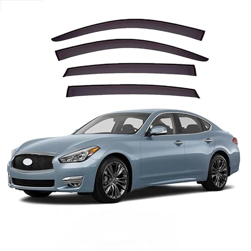 WINDABWEISER für Nissan Fuga MK2-Y51 2014-2022 Window Rain Shield Long Axis Without Bright Strip, Windabweiser Autofenster Autofenster Sonnen-& Regenschutz Rauchabweiser WINDABWEISER für Nissan Fuga MK2-Y51 2014-2022 Window Rain Shield Long Axis Without Bright Strip, Windabweiser Autofenster Autofenster Sonnen-& Regenschutz Rauchabweiser von RAINBOW88