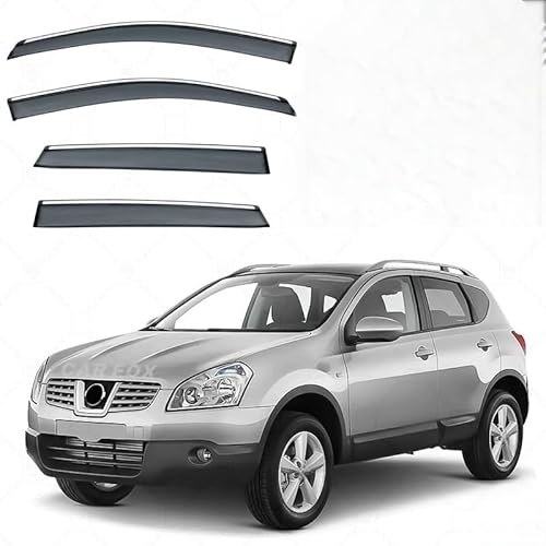 WINDABWEISER für Nissan Qashqai MK1-J10 2006-2015 Silver Bright Strip Window, Windabweiser Autofenster Autofenster Sonnen-& Regenschutz Rauchabweiser WINDABWEISER für Nissan Qashqai MK1-J10 2006-2015 Silver Bright Strip Window, Windabweiser Autofenster Autofenster Sonnen-& Regenschutz Rauchabweiser von RAINBOW88