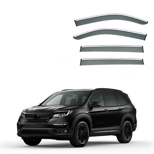 WINDABWEISER für Pilot MK3-YF5-6 2016-2022 Silver Bright Strip Window Rain Shield, Windabweiser Autofenster Autofenster Sonnen-& Regenschutz Rauchabweiser WINDABWEISER für Pilot MK3-YF5-6 2016-2022 Silver Bright Strip Window Rain Shield, Windabweiser Autofenster Autofenster Sonnen-& Regenschutz Rauchabweiser von RAINBOW88