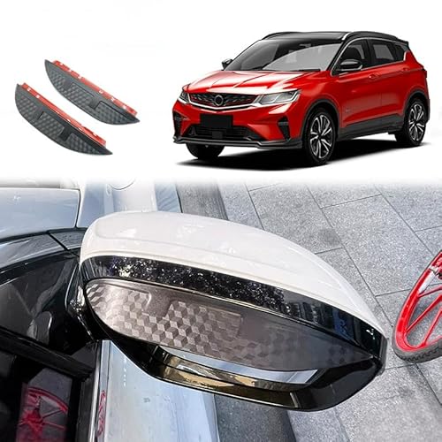 WINDABWEISER für Proton X50 MK1 2020+ Rearview Mirror Rain Eyebrow Carbon Fiber Pattern, Windabweiser Autofenster Autofenster Sonnen-& Regenschutz Rauchabweiser WINDABWEISER für Proton X50 MK1 2020+ Rearview Mirror Rain Eyebrow Carbon Fiber Pattern, Windabweiser Autofenster Autofenster Sonnen-& Regenschutz Rauchabweiser von RAINBOW88