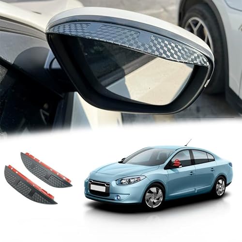 WINDABWEISER für Renault Fluence ZE MK1 2009-2020 Rearview Mirror Rain Eyebrow Carbon Fiber Pattern, Windabweiser Autofenster Autofenster Sonnen-& Regenschutz Rauchabweiser WINDABWEISER für Renault Fluence ZE MK1 2009-2020 Rearview Mirror Rain Eyebrow Carbon Fiber Pattern, Windabweiser Autofenster Autofenster Sonnen-& Regenschutz Rauchabweiser von RAINBOW88