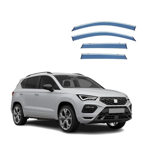 WINDABWEISER für SEAT Ateca MK1-KH7 2016-2022+ Ateca Silver Bright Window Strips, Windabweiser Autofenster Autofenster Sonnen-& Regenschutz Rauchabweiser WINDABWEISER für SEAT Ateca MK1-KH7 2016-2022+ Ateca Silver Bright Window Strips, Windabweiser Autofenster Autofenster Sonnen-& Regenschutz Rauchabweiser von RAINBOW88