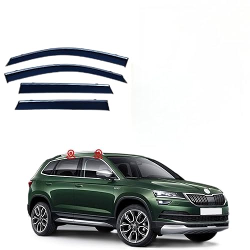 WINDABWEISER für Skoda Karoq MK1-NU7 2018+ Silver Bright Window Strips Long Axis, Windabweiser Autofenster Autofenster Sonnen-& Regenschutz Rauchabweiser WINDABWEISER für Skoda Karoq MK1-NU7 2018+ Silver Bright Window Strips Long Axis, Windabweiser Autofenster Autofenster Sonnen-& Regenschutz Rauchabweiser von RAINBOW88