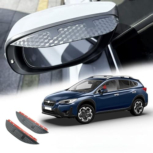 WINDABWEISER für Subaru XV MK2-GT 2018-2023 Rearview Mirror Rain Eyebrow Carbon Fiber Texture, Windabweiser Autofenster Autofenster Sonnen-& Regenschutz Rauchabweiser WINDABWEISER für Subaru XV MK2-GT 2018-2023 Rearview Mirror Rain Eyebrow Carbon Fiber Texture, Windabweiser Autofenster Autofenster Sonnen-& Regenschutz Rauchabweiser von RAINBOW88