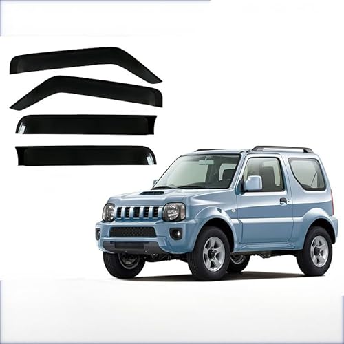 WINDABWEISER für Suzuki Jimny MK3-JB23-JB53 2005-2018 No Bright Strip Window 4PCS, Windabweiser Autofenster Autofenster Sonnen-& Regenschutz Rauchabweiser WINDABWEISER für Suzuki Jimny MK3-JB23-JB53 2005-2018 No Bright Strip Window 4PCS, Windabweiser Autofenster Autofenster Sonnen-& Regenschutz Rauchabweiser von RAINBOW88