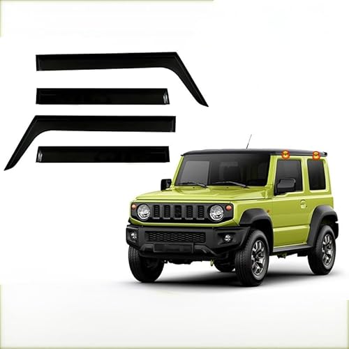 WINDABWEISER für Suzuki Jimny MK4-JB64W-JB74W 2019+ No Bright Strip Window 4PCS Three Door Version, Windabweiser Autofenster Autofenster Sonnen-& Regenschutz Rauchabweiser WINDABWEISER für Suzuki Jimny MK4-JB64W-JB74W 2019+ No Bright Strip Window 4PCS Three Door Version, Windabweiser Autofenster Autofenster Sonnen-& Regenschutz Rauchabweiser von RAINBOW88