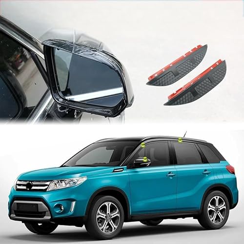 WINDABWEISER für Suzuki Vitara MK4-LY 2015-2021 Rearview Mirror Rain Eyebrow Carbon Fiber Pattern, Windabweiser Autofenster Autofenster Sonnen-& Regenschutz Rauchabweiser WINDABWEISER für Suzuki Vitara MK4-LY 2015-2021 Rearview Mirror Rain Eyebrow Carbon Fiber Pattern, Windabweiser Autofenster Autofenster Sonnen-& Regenschutz Rauchabweiser von RAINBOW88