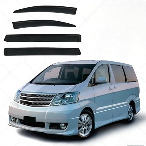 WINDABWEISER für Toyota Alphard MK1-AH10 No Bright Strip Window 2002-2007, Windabweiser Autofenster Autofenster Sonnen-& Regenschutz Rauchabweiser WINDABWEISER für Toyota Alphard MK1-AH10 No Bright Strip Window 2002-2007, Windabweiser Autofenster Autofenster Sonnen-& Regenschutz Rauchabweiser von RAINBOW88