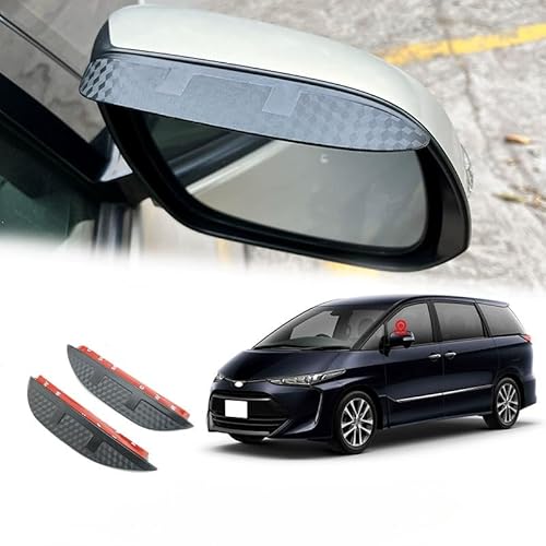 WINDABWEISER für Toyota Estima MK3-XR50 2006-2019 Rearview Mirror Rain Eyebrow Carbon Fiber Texture, Windabweiser Autofenster Autofenster Sonnen-& Regenschutz Rauchabweiser WINDABWEISER für Toyota Estima MK3-XR50 2006-2019 Rearview Mirror Rain Eyebrow Carbon Fiber Texture, Windabweiser Autofenster Autofenster Sonnen-& Regenschutz Rauchabweiser von RAINBOW88