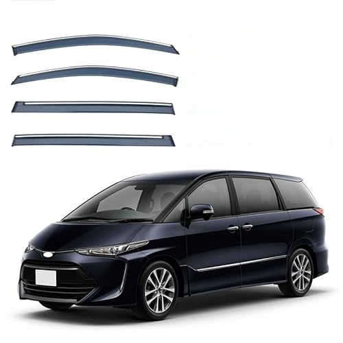WINDABWEISER für Toyota Estima MK3-XR50 2006-2019 Silver Bright Strip Window Rain Shield, Windabweiser Autofenster Autofenster Sonnen-& Regenschutz Rauchabweiser WINDABWEISER für Toyota Estima MK3-XR50 2006-2019 Silver Bright Strip Window Rain Shield, Windabweiser Autofenster Autofenster Sonnen-& Regenschutz Rauchabweiser von RAINBOW88