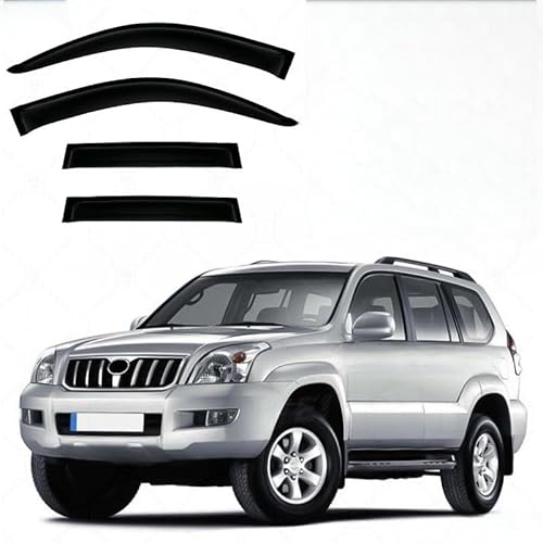 WINDABWEISER für Toyota Prado FJ120 MK3-J120 No Window Strips 2003-2009, Windabweiser Autofenster Autofenster Sonnen-& Regenschutz Rauchabweiser WINDABWEISER für Toyota Prado FJ120 MK3-J120 No Window Strips 2003-2009, Windabweiser Autofenster Autofenster Sonnen-& Regenschutz Rauchabweiser von RAINBOW88