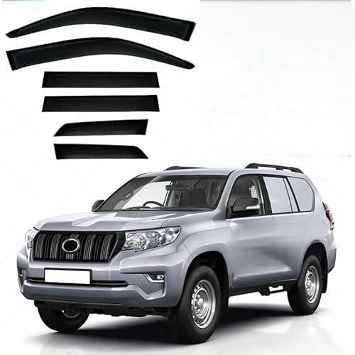 WINDABWEISER für Toyota Prado FJ150 MK4-J150 2010-2023 No Tinted Windows 6PCS, Windabweiser Autofenster Autofenster Sonnen-& Regenschutz Rauchabweiser WINDABWEISER für Toyota Prado FJ150 MK4-J150 2010-2023 No Tinted Windows 6PCS, Windabweiser Autofenster Autofenster Sonnen-& Regenschutz Rauchabweiser von RAINBOW88