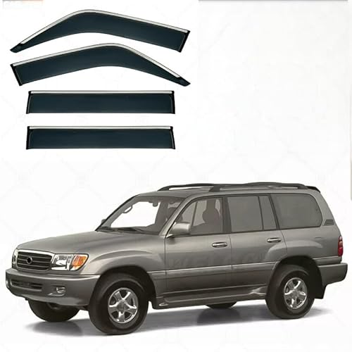 WINDABWEISER für Toyota Prado FJ90 MK2-J90 Silver Bright Window Strip 1997-2001, Windabweiser Autofenster Autofenster Sonnen-& Regenschutz Rauchabweiser WINDABWEISER für Toyota Prado FJ90 MK2-J90 Silver Bright Window Strip 1997-2001, Windabweiser Autofenster Autofenster Sonnen-& Regenschutz Rauchabweiser von RAINBOW88
