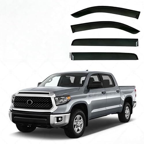 WINDABWEISER für Toyota Tundra MK2-XK50 2007-2021 No Bright Strip Window, Windabweiser Autofenster Autofenster Sonnen-& Regenschutz Rauchabweiser WINDABWEISER für Toyota Tundra MK2-XK50 2007-2021 No Bright Strip Window, Windabweiser Autofenster Autofenster Sonnen-& Regenschutz Rauchabweiser von RAINBOW88