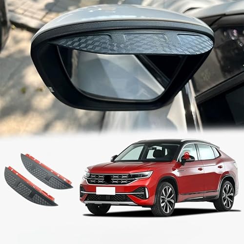 WINDABWEISER für VW Tanyue X/TAYRON X MK1 2020+ Rearview Mirror Rain Eyebrow Carbon Fiber Pattern, Windabweiser Autofenster Autofenster Sonnen-& Regenschutz Rauchabweiser WINDABWEISER für VW Tanyue X/TAYRON X MK1 2020+ Rearview Mirror Rain Eyebrow Carbon Fiber Pattern, Windabweiser Autofenster Autofenster Sonnen-& Regenschutz Rauchabweiser von RAINBOW88