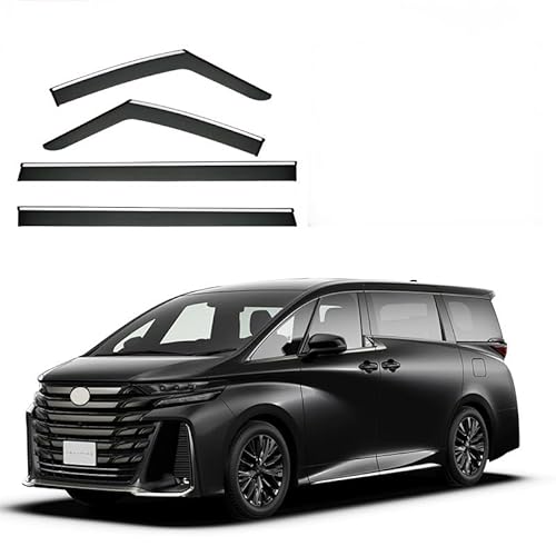WINDABWEISER für Vellfire MK4-AH40 2024+ Bright Strip Window Rain Shield, Windabweiser Autofenster Autofenster Sonnen-& Regenschutz Rauchabweiser WINDABWEISER für Vellfire MK4-AH40 2024+ Bright Strip Window Rain Shield, Windabweiser Autofenster Autofenster Sonnen-& Regenschutz Rauchabweiser von RAINBOW88