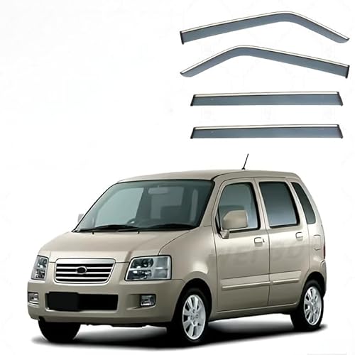 WINDABWEISER für Wagon R Solio MK1-MS63S-64S-32S 2000-2005 Bright Strip Rain Shield, Windabweiser Autofenster Autofenster Sonnen-& Regenschutz Rauchabweiser WINDABWEISER für Wagon R Solio MK1-MS63S-64S-32S 2000-2005 Bright Strip Rain Shield, Windabweiser Autofenster Autofenster Sonnen-& Regenschutz Rauchabweiser von RAINBOW88