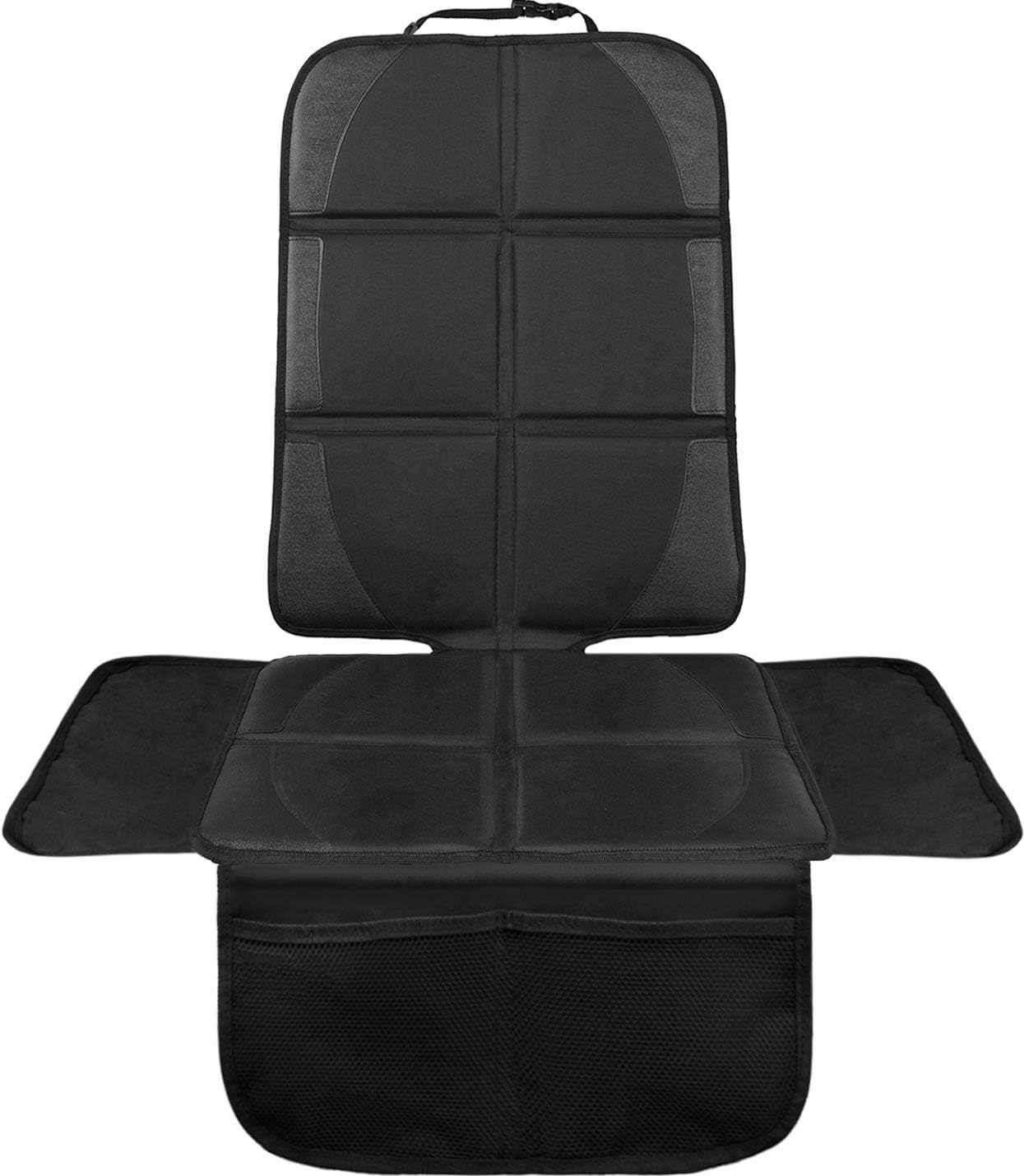 Kindersitzunterlage, Geeigneter Sitzschoner Auto Kindersitz für Toyota RAV4 II, mit dickster Polsterung und Netztaschen, Leicht zu Reinigen und Rutschfestem von RAKTDA
