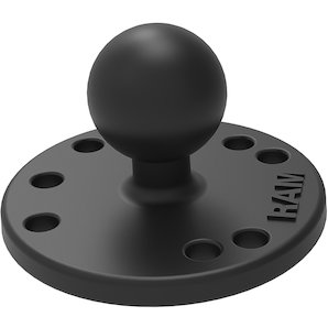 RAM Mounts Basisplatte rund mit B-Kugel von RAM Mounts