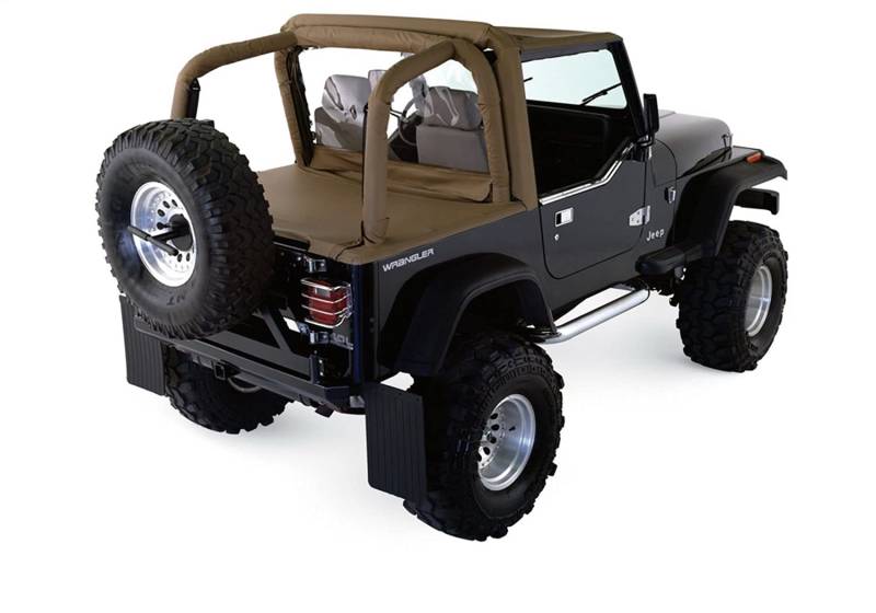 RAMPAGE PRODUCTS Rampage Überrollbügel Vollpolsterung Kit | Black Denim | 769015 | passend für Jeep Wrangler TJ 1997–2002 von RAMPAGE PRODUCTS
