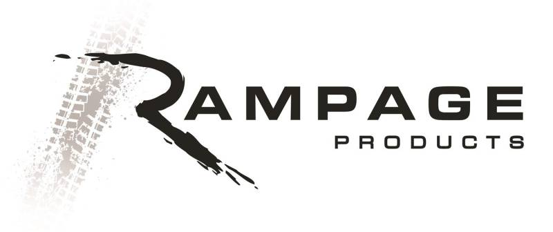 Rampage Factory Ersatz-TürSkins für weiche obere Türen, Vinyl, Black Diamond Color | 89735, passend für Jeep Wrangler TJ 1997–2006 von RAMPAGE PRODUCTS